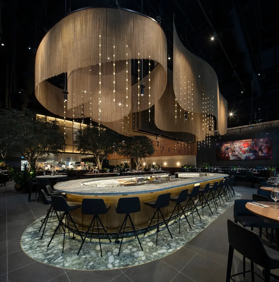 Interior of a JOEY restaurant.